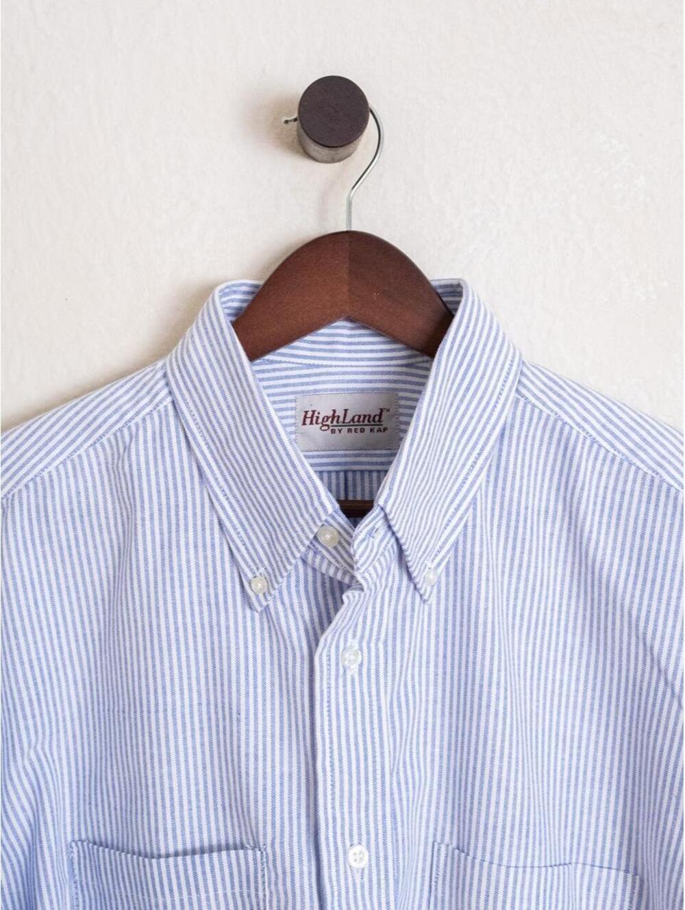 Red Kap Highland Blue Stripe Work Shirt